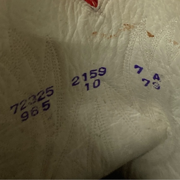 Ralph Lauren Lucchese Red Black leather Cowboy Western Boots vintage inlay 7 - Picture 14 of 16